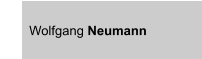 Wolfgang Neumann